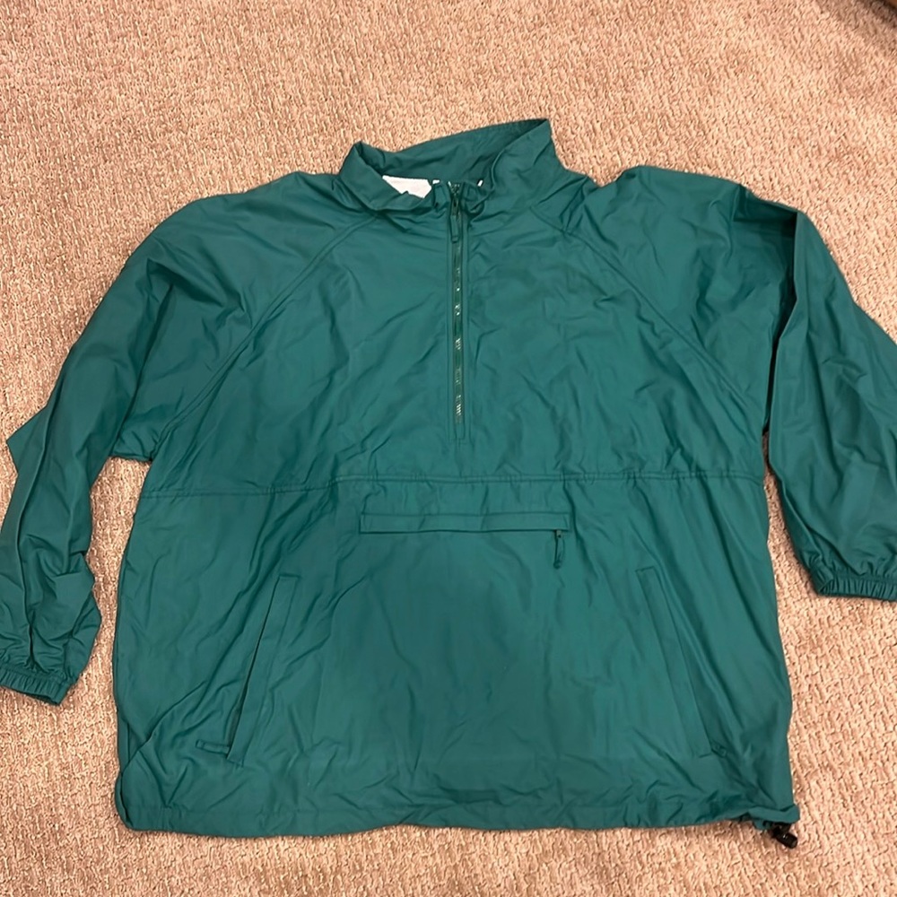 Lands’ End Men’s 3XL Quarter Zip Windbreaker